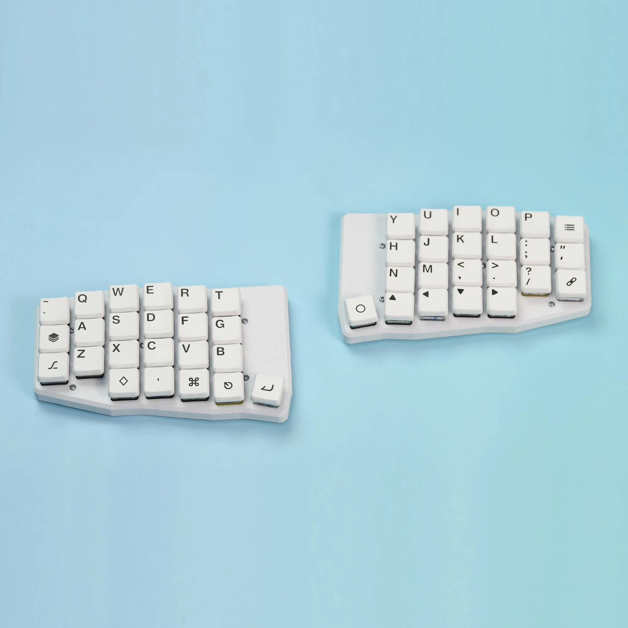 white keyboard
