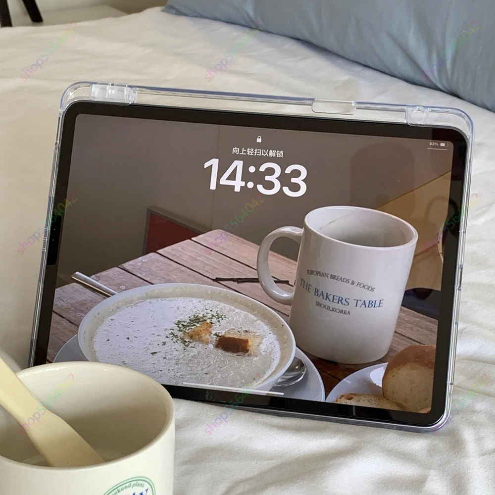 Funda para iPad Air Pro de 13 pulgadas, cubierta con portalápices, de 6, 5 y 4. ª generación, M2, 2024, 2024 pulgadas, 12,9 - imagen 3