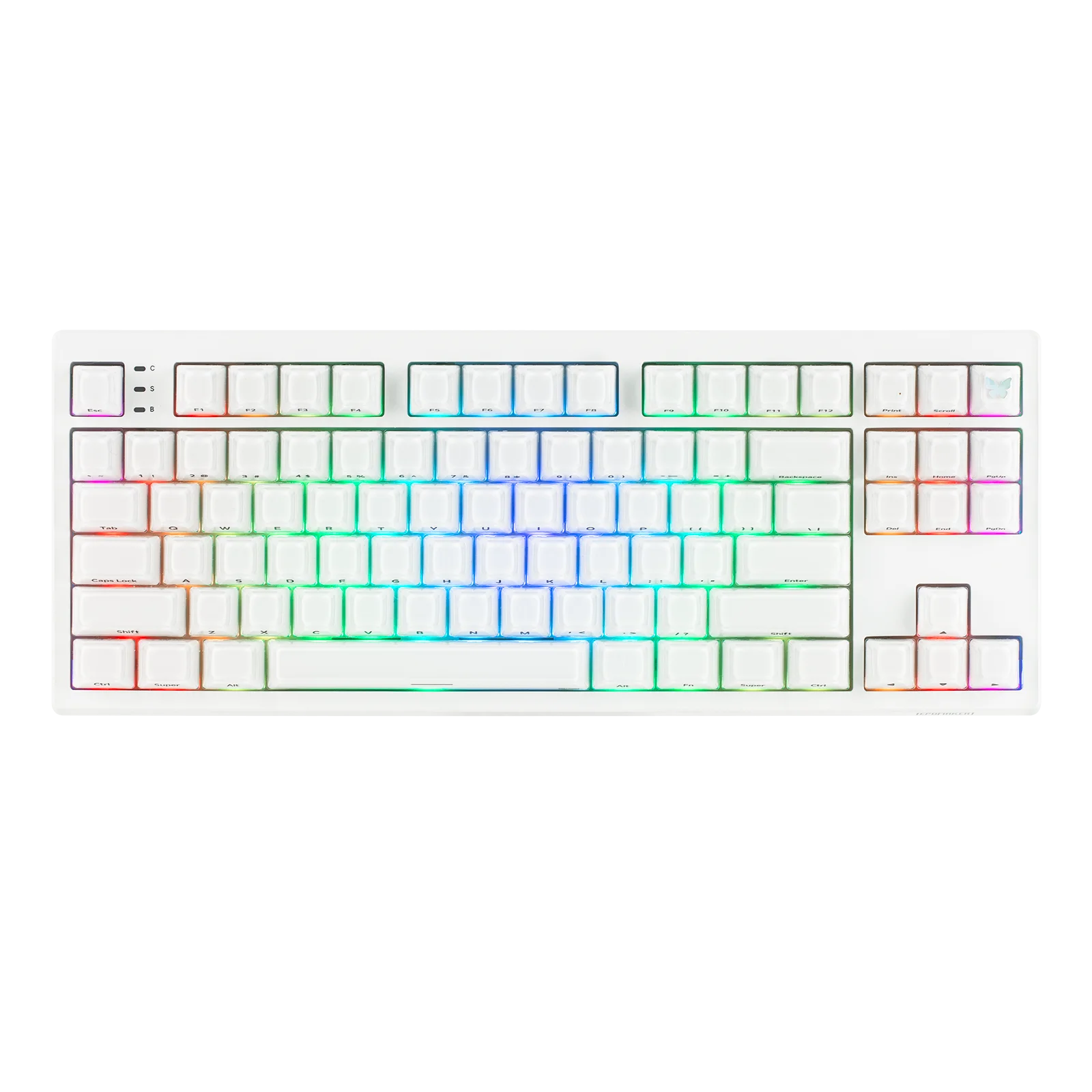 EPOMAKER Lusterfly Jelly Juego de teclas Perfil MDA Compatible con MX 123 teclas Teclado mecánico Teclas Doble disparo Grabado con láser - imagen 3