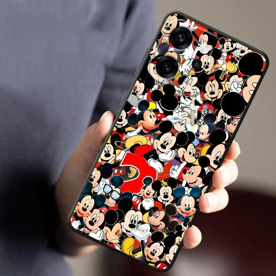 Funda trasera suave para teléfono Oppo Reno A93 A98 A76 A74 Reno 4F 5 6 7 8 10 11 14 A83 A78 A84 A96 F9 F11 F29 Disney lindo Mickey - imagen 2