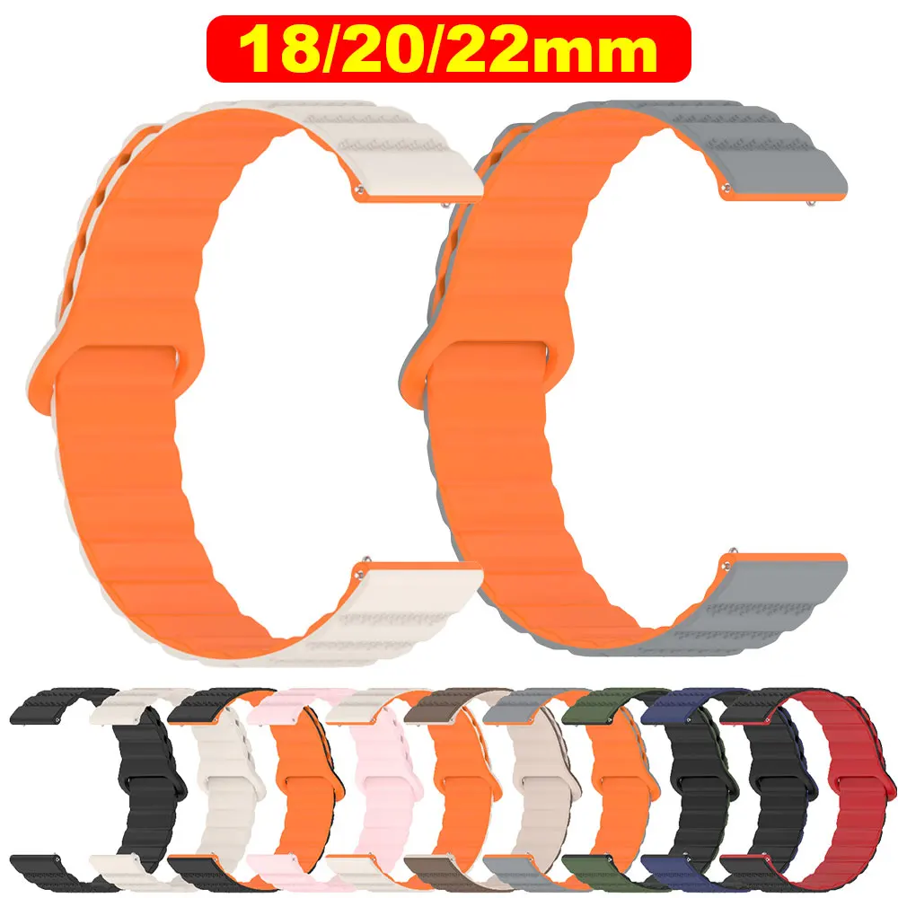 Reloj magnético de silicona para Garmin Forerunner 265 255 265S 255S Vivoactive 4S 3 5 pulsera Venu Sq 2 Plus 3S 2S