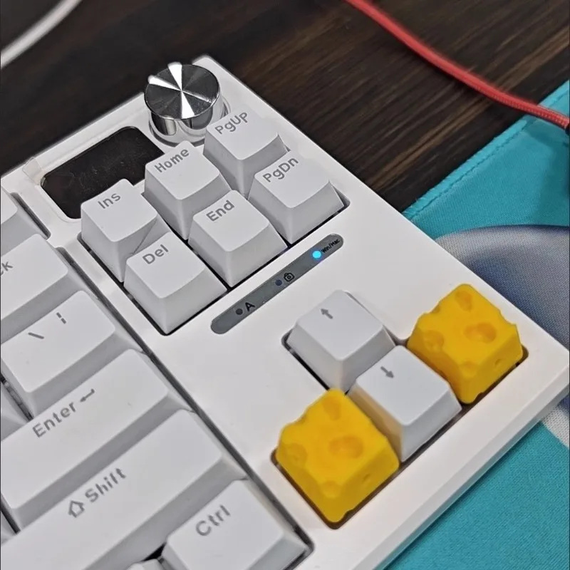Teclas con temática de queso, teclado mecánico original con personalidad, eje transversal, personalización General, tapa de tecla con impresión 3D para regalo - imagen 4