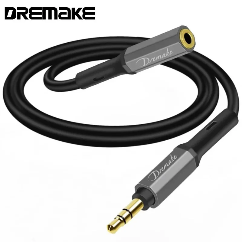 Cable adaptador macho a hembra de 1/8 "y 3,5mm TRS estéreo Premium Cable auxiliar de Audio chapado en oro para estéreo de coche o sistema de sonido HiFi doméstico - imagen 2