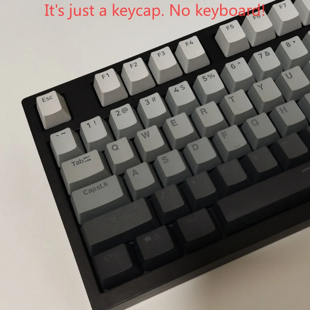 Teclas con gradiente de 134 teclas, OEM PBT, transmisión de luz grabada, personalidad para interruptor Mx, teclas de teclado mecánico con luz LED - imagen 5