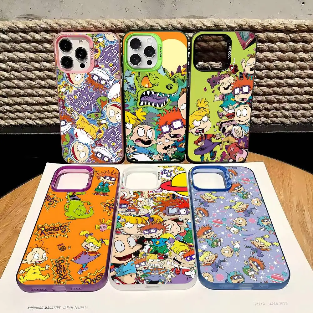 Funda de teléfono bonita y genial para iPhone 17 16 15 14 13 12 11 Pro MAX mate a prueba de golpes trasera anticaída - imagen 3