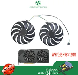 Ventilador ASUS Radeon RX 5600 5700 DUAL EVO OC - 4 Pines DC12V