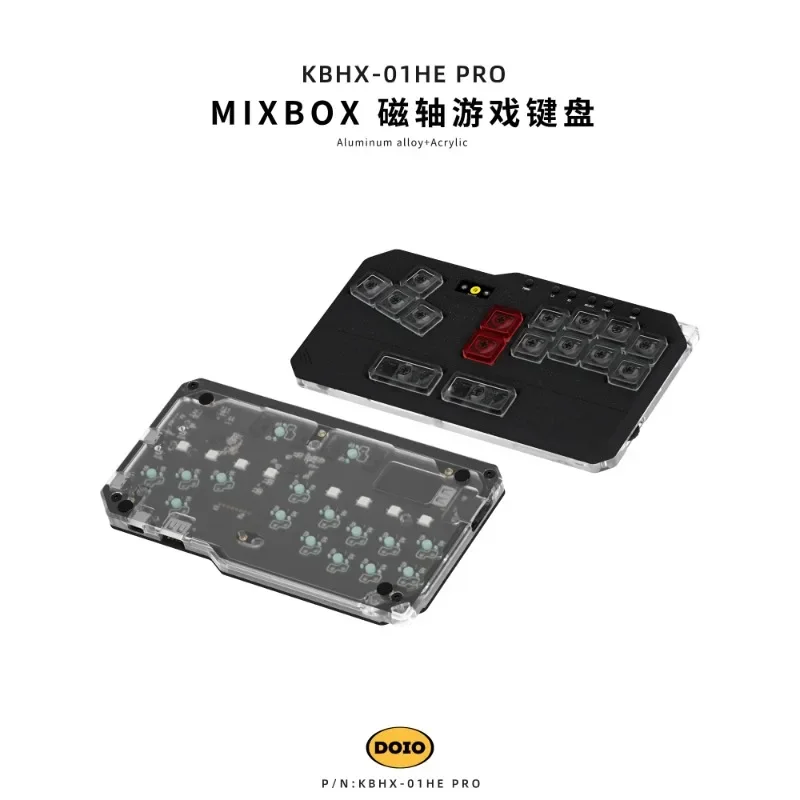 DOIO HITBOX KBHX-01HE PRO interruptor magnético teclado de aleación de aluminio nuevo teclado ergonómico PBT compatible con PS4 5 interruptor PC Steam - imagen 5