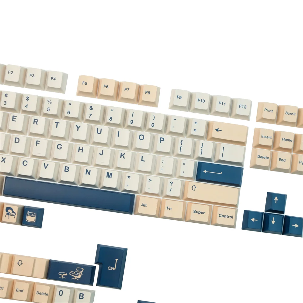 Juego de teclas de abedul GMK, perfil de cereza, subcama de tinte, 142 teclas, ISO Enter, teclas de personalidad para interruptor Outemu Gateron Kailh TTC - imagen 3