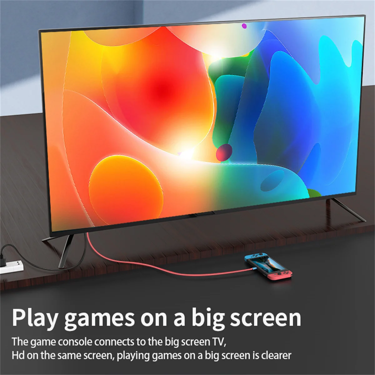 Cable tipo C a HDMI para juegos HDTV con carga PD 4K 1080P 100W Compatible con computadora portátil, tableta, teléfono móvil, SteamDeck - imagen 2