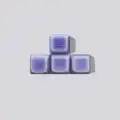 purple arrow keycaps