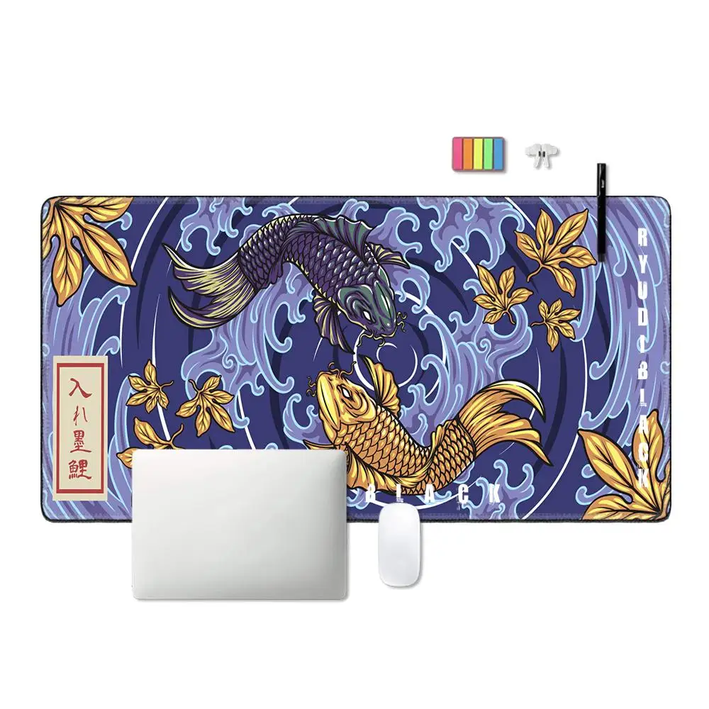 Alfombrilla de ratón Beast Art, accesorios de goma para juegos, alfombrilla de ratón para Gamer XXL, borde de bloqueo, alfombrilla grande para teclado, alfombrilla de escritorio para ordenador, alfombrilla grande para ratón - imagen 3