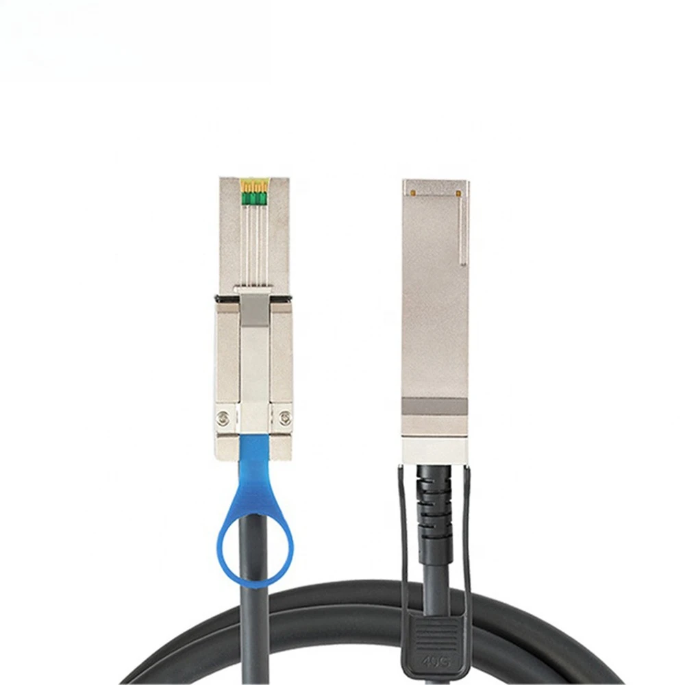 QSFP SFF-8436 a Mini SAS HD SFF-8088 para DS4243 DS4246 Longitud opcional 0,5 M 1 M 2 M 3 M - imagen 2