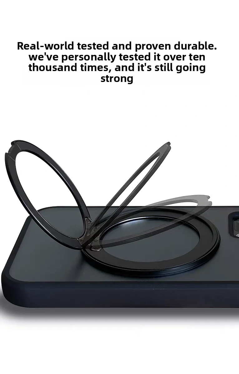 Para Xiaomi Mi 17 Pro Max funda dura con soporte de anillo funda protectora trasera magnética para Xiaomi Mi 17 17Pro Max carcasa de teléfono - imagen 4