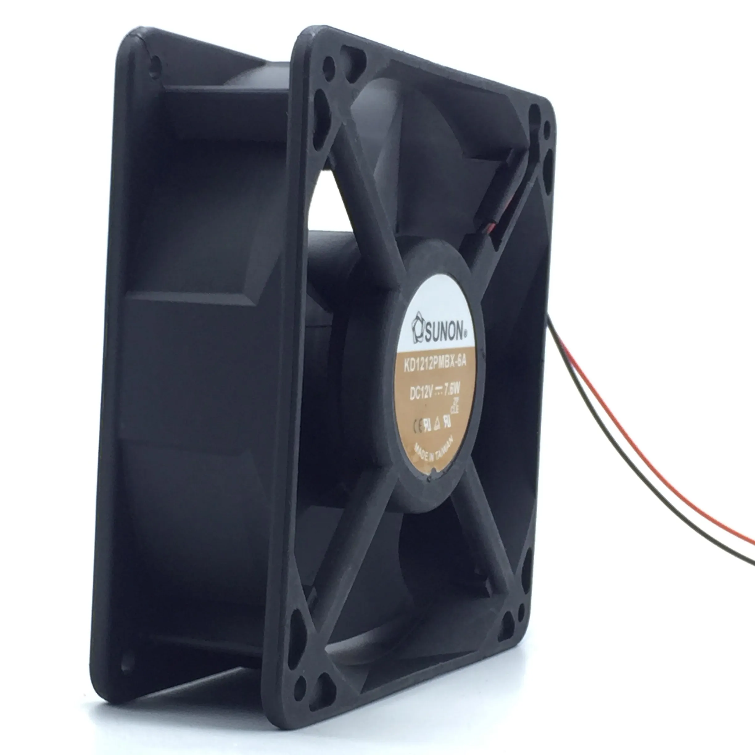 Ventilador de refrigeración axial, inversor de servidor, 1 piezas, 12038, 120mm, 120x120x38MM, 2 cables, 7,6 W, para SUNON - imagen 2