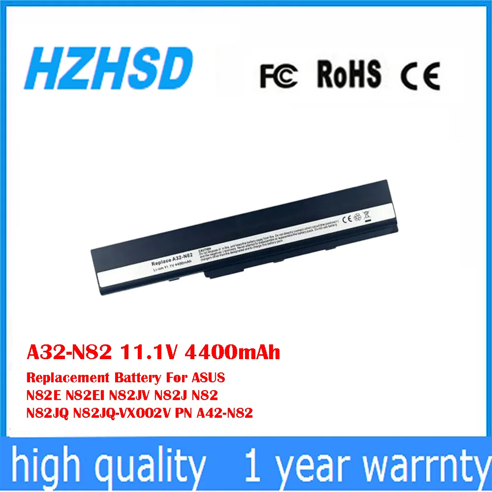 A32-N82 11,1 V 4400mAh batería de repuesto para ASUS N82E N82EI N82JV N82J N82 N82JQ N82JQ-VX002V PN A42-N82