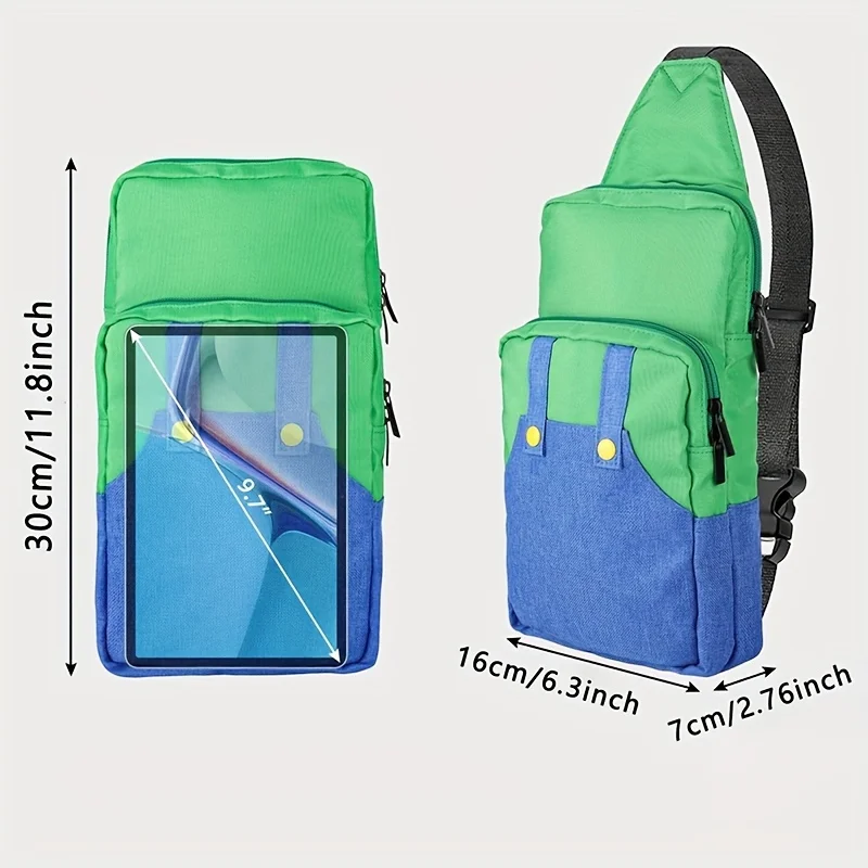 Bolsa de viaje bonita para Nintendo Switch/Lite/OLED/Steam Deck, estuche de transporte con eslinga para accesorios de consola NS SD - imagen 2