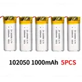 102050-1000mAh  5PCS