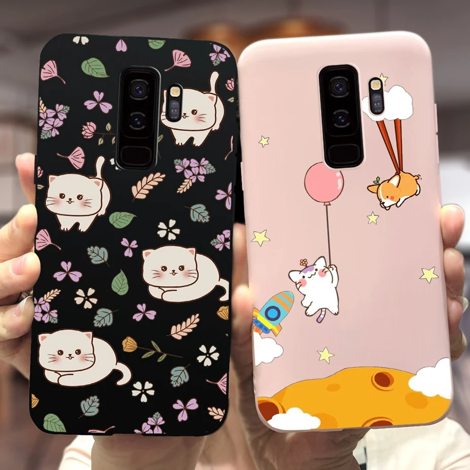 Para Samsung Galaxy S9 Plus funda elegante cubierta pintada de caramelo funda de teléfono de silicona suave para Samsung S9 S9 + S9Plus cubierta trasera parachoques - imagen 4