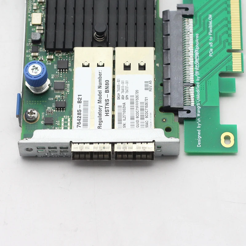 Tarjeta de red Original para servidor HP G8 G9, Kit NIC HSTNS-BN80, 544 + FLR-QSFP, 764285-B21, 764618-001, 764737-001, 10/40Gb - imagen 3
