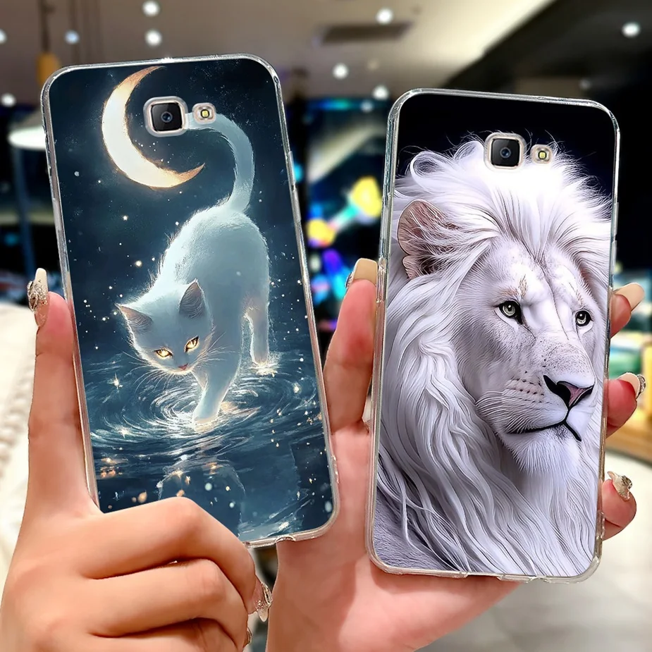 Para Samsung Galaxy J7 Prime funda SM-G610F funda pintada Popular de lujo funda de teléfono delgada suave para Samsung J7 Prime 2 J7Prime Shell - imagen 2