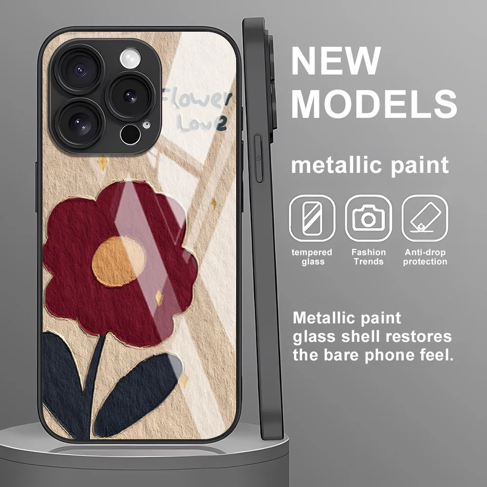 Funda de teléfono de vidrio templado para Samsung A56 5G A55 A54 A17 A16 A36 A15 A14 A34 A52 A53 A13 A12 A22 A24 A25 A23 A32 A33 A51