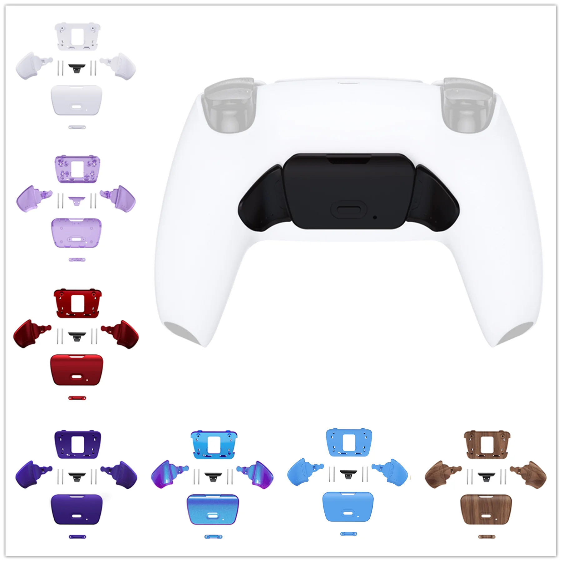 Botón trasero de repuesto eXtremeRate Rediseñado K1 K2 para ps5 RISE Remap Kit - Controlador y placa de reasignación RISE NO incluida - imagen 2