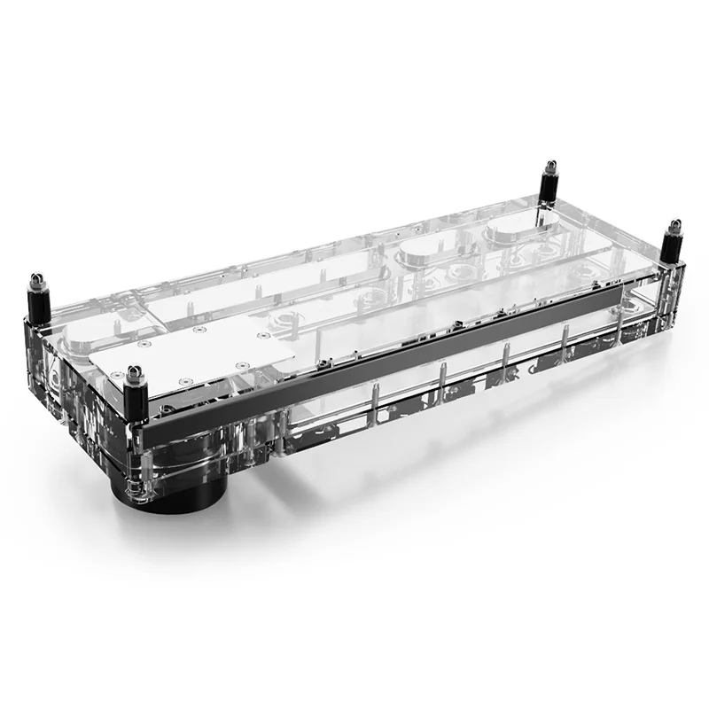 Alphacool Core Distro Plate 360 Rechts/Links Bomba VPP preinstalada, G1/4", tanque de agua de uso universal acrílico para bucles de agua - imagen 2