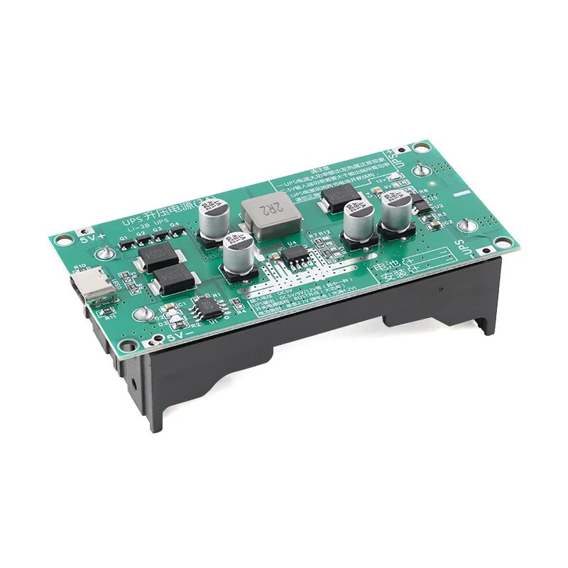 Type-C 15W 3A Fast Charge UPS Power Supply / 18650 Lithium Battery Charger Module DC-DC Step Up Booster Converter 5V 9V 12V - imagen 5