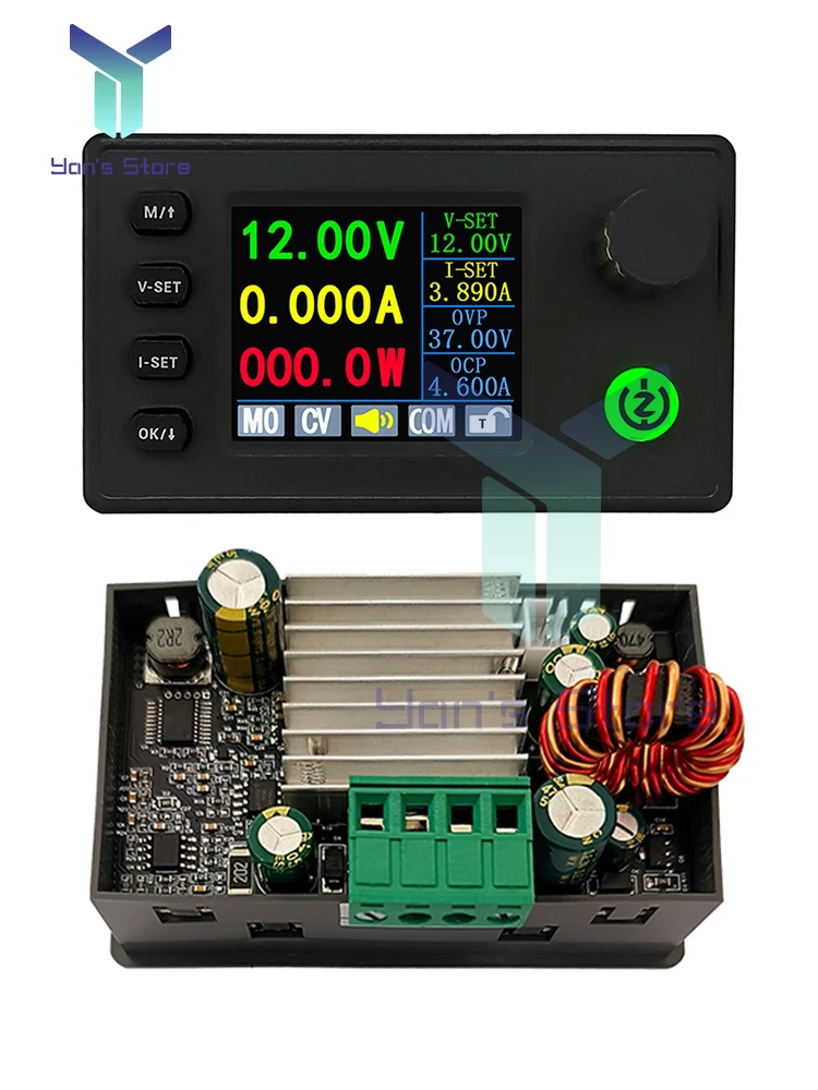SK40C CNC Impulsar Step-Down fuente de Alimentación Ajustable Voltaje Y Voltaje Constante Corriente Constante Módulo de Carga 6-36V