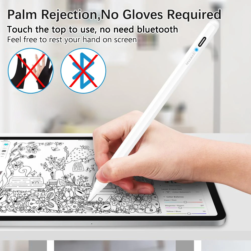 Apple Pencil 2 Lápiz para iPad con Rechazo de Palma - imagen 4
