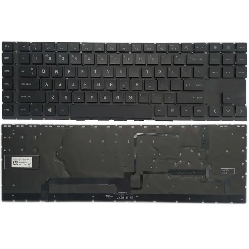 Nuevo teclado de EE. UU. Para HP OMEN 8Plus 17-CK 17-ck1001TX 17-ck1018TX 17-ck1008TX 7Plus 17-ck0059TX 9Plus 17-CM 17-cm2000TX inglés