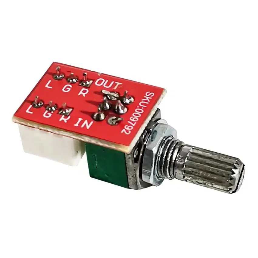 Placa amplificadora de Audio DIY, potenciómetro de volumen, placa adaptadora dúplex 50K y paquete de cables blindados de 300mm, 1/5/10 Uds. - imagen 3