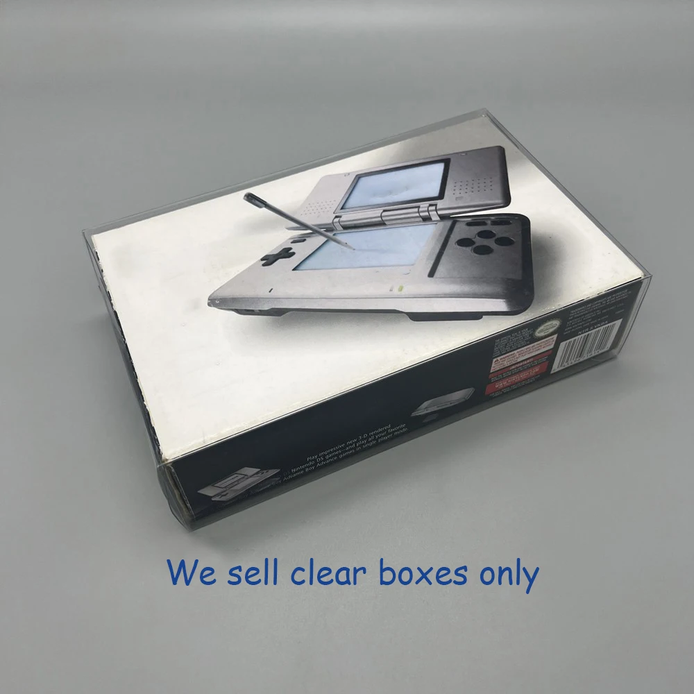 Cubierta de plástico PET transparente para consola NDS versión estadounidense, cajas de recogida, almacenamiento de edición limitada, caja de exhibición transparente - imagen 2