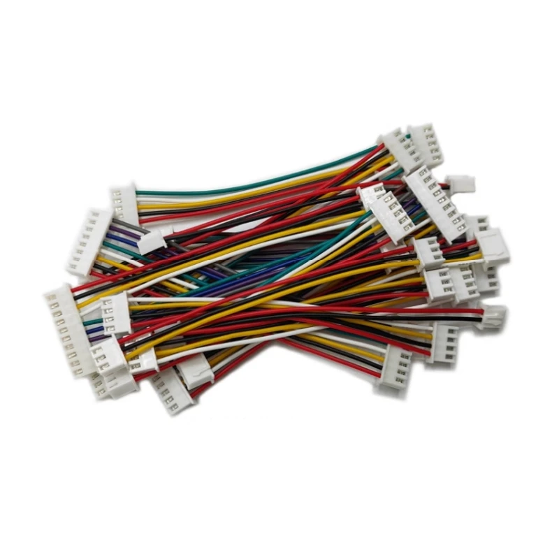 Terminal de Cable electrónico XH2.54, Cable de doble cabeza de 10cm/20cm/30cm, 26awg, Conector de doble cabeza del mismo lado/lado inverso, 10 piezas - imagen 4