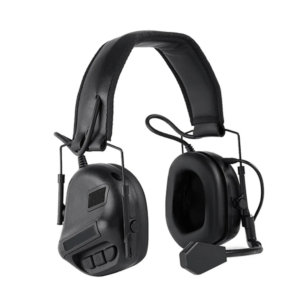 Auriculares tácticos auriculares militares orejeras de tiro auriculares caza Protector auditivo orejera protectora uso con PTT - imagen 5