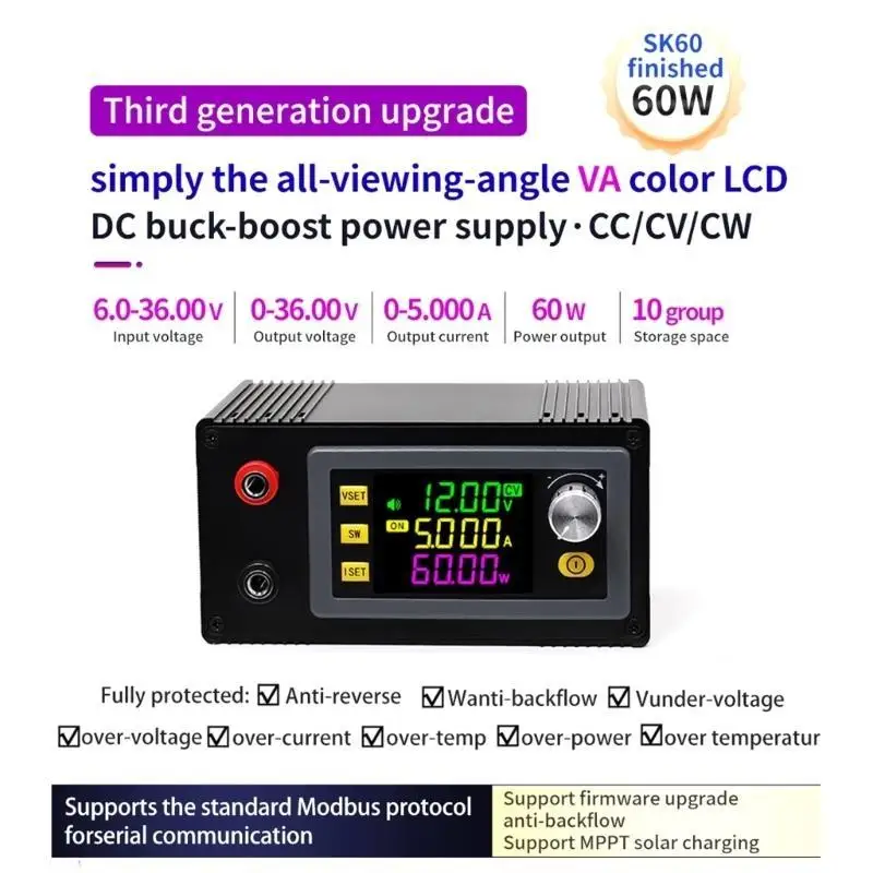 Y1UB SK120/SK60 regulador tensión regulable fuente alimentación conmutación voltaje fuente alimentación reductor - imagen 2