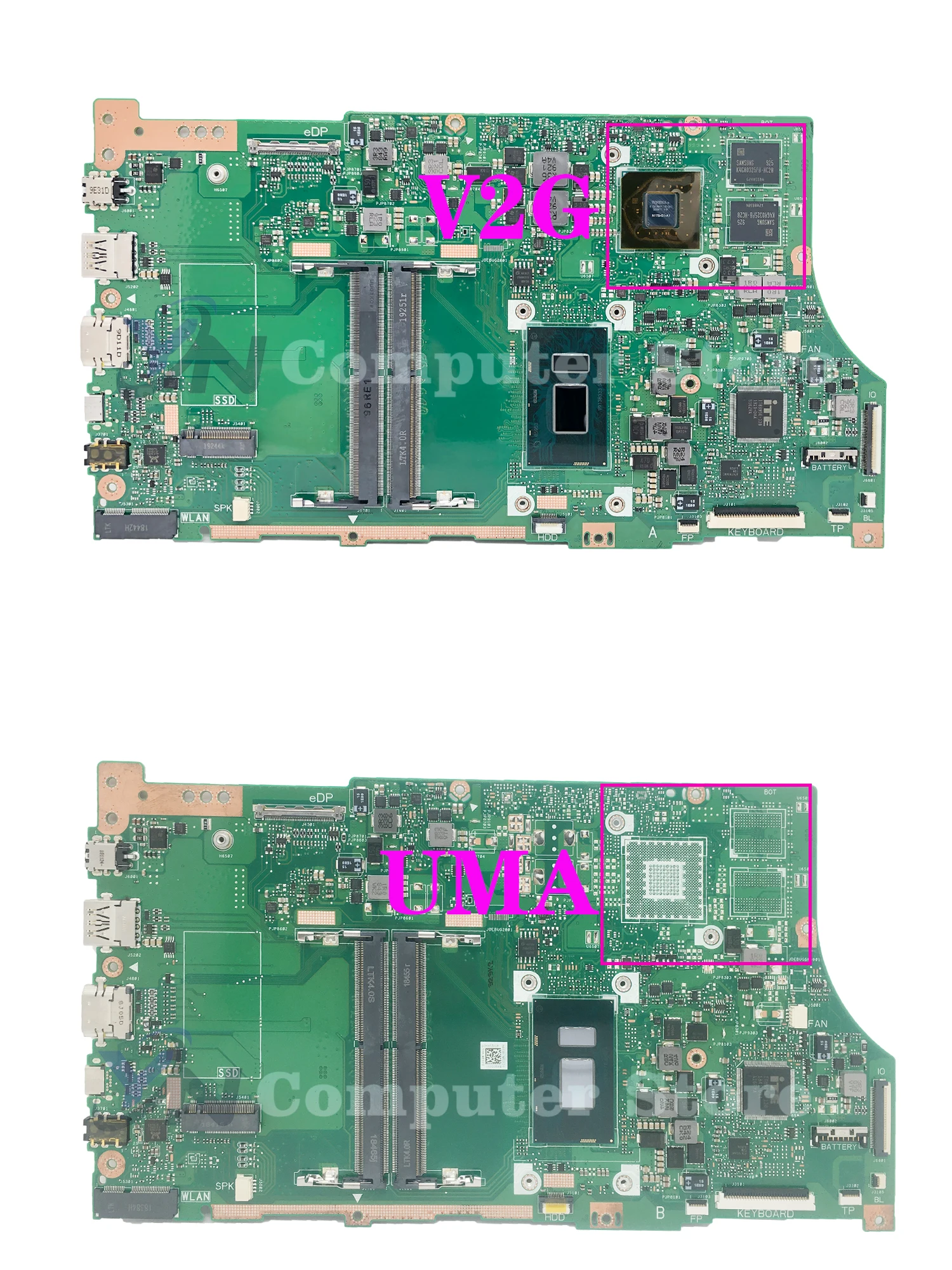 Placa base X530UN para ASUS X530UA X530UF A530U F530U V530U R530U K530U S530U X530UNO placa base para ordenador portátil con CPU i3 i5 i7 de 8. a generación - imagen 3