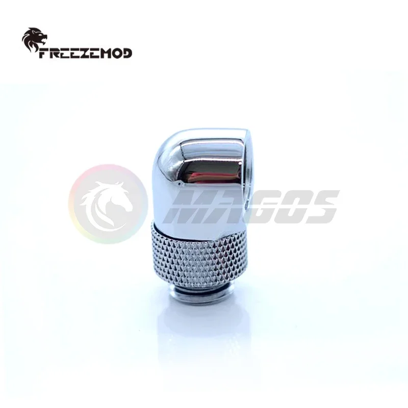 FREEZEMOD 360 ° Junta de inversión con conector de codo giratorio 90 ° Conexión en ángulo recto, para construcción de tuberías duras de refrigeración por agua, HXZWT-B90 - imagen 2