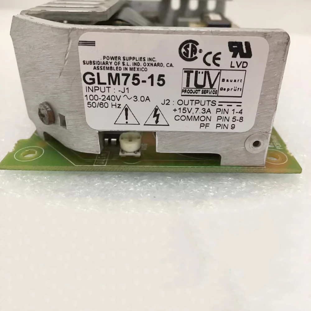 Fuente de alimentación con interruptor para fuente de alimentación de equipos industriales CONDOR GLM75-15 + 15V 7.3A - imagen 4