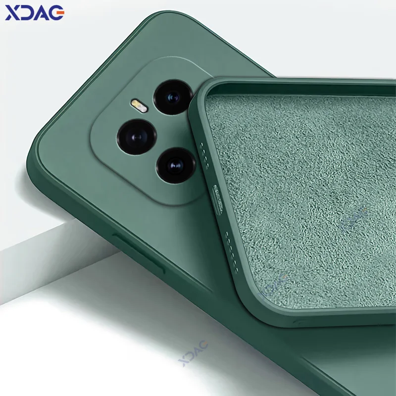 Funda de lujo para teléfonos móviles de doble capa para Honor GT Pro 5G protección de lente HonorGTPro GTPro armadura de silicona líquida cuadrada suave - imagen 3