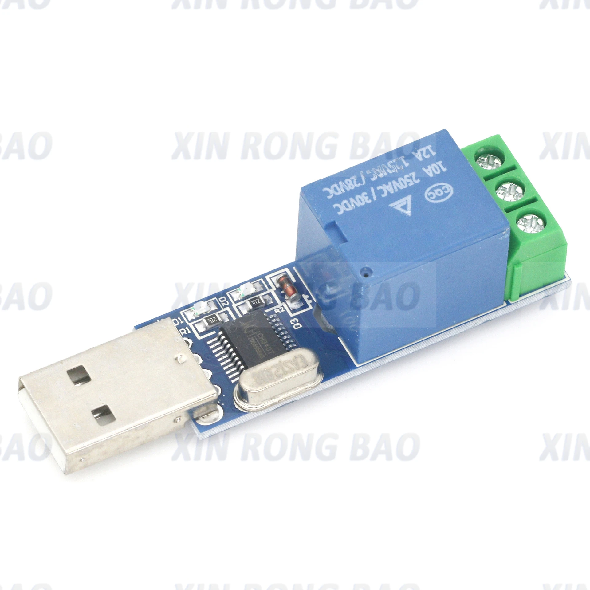 Módulo de relé USB LCUS-1, interruptor de Control inteligente, convertidor electrónico PCB para Arduino - imagen 2