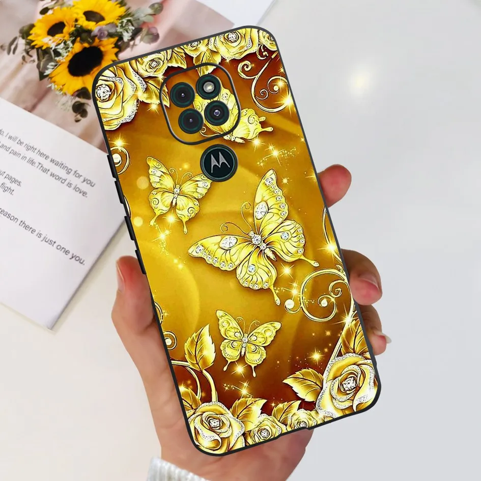 Para Motorola Moto G9 Plus funda XT2087-1 Popular flor Fundas de silicona suave para Motorola Moto G9 Play XT2083 funda MotoG9 parachoques - imagen 4