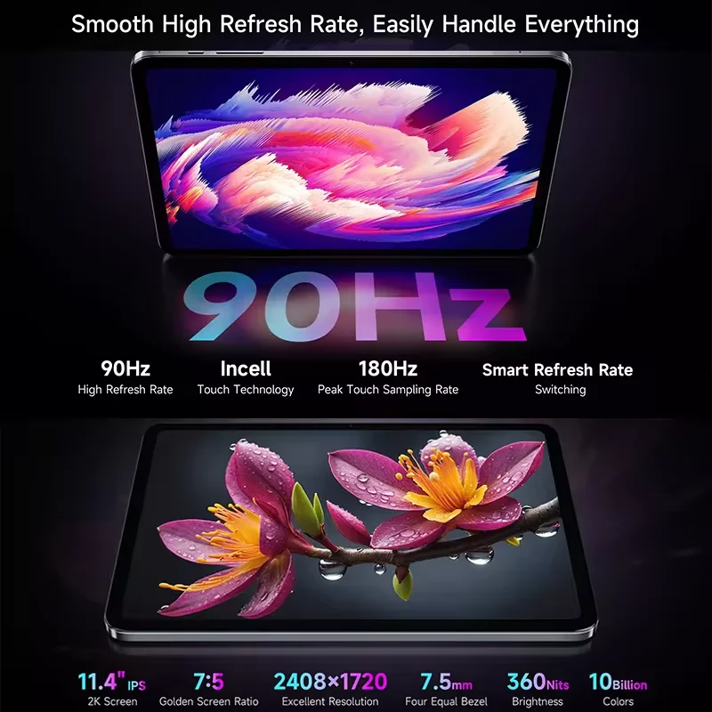 Bmax 11,4 "Tablet I12 Power Android 15 2,4 K 90 HZ pantalla Octa Core MTK G99 Max 22GB(6GB+16GB) RAM 128GB ROM 4G LTE Pad - imagen 4