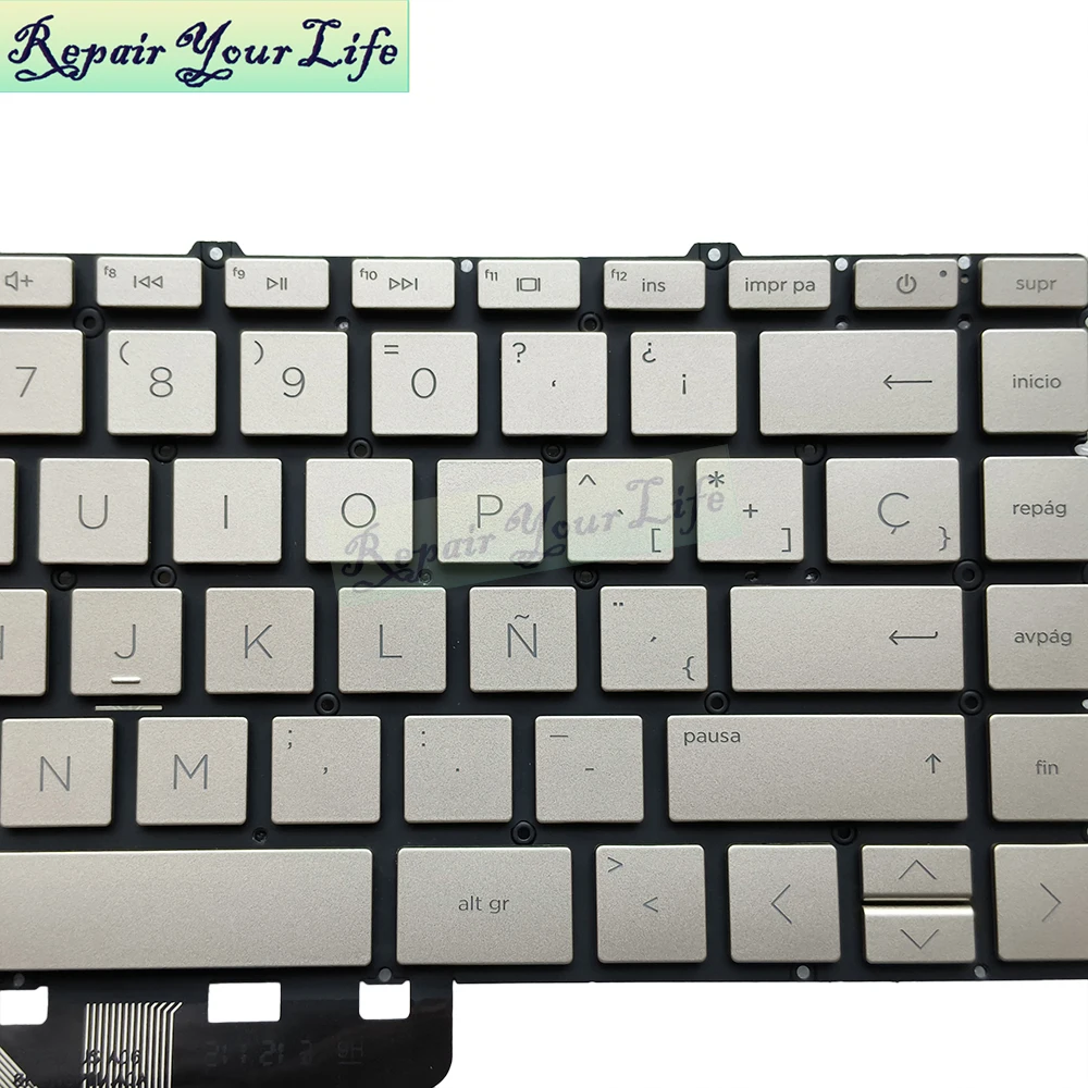 Teclado ruso retroiluminado para ordenador portátil España RU para HP Pavilion 14-DY 14M-DY 14-DY1000 TPN-Q234 retroiluminación española M28292-251 M28291-071 - imagen 4