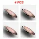 4pcs Rose Gold