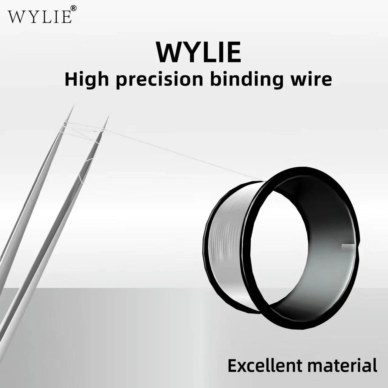 WYLIE Fix-0.004mm línea voladora de reparación de placa base de teléfono móvil de encuadernación de alta precisión 200 metros línea voladora de punto de llenado de CPU - imagen 3