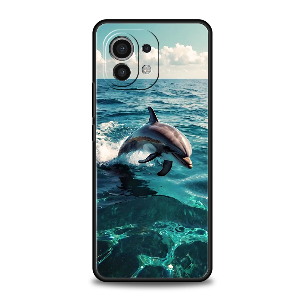 Funda de teléfono para Xiaomi 15 14 13 12 Lite 14T 13T 12T Pro Poco X7 X6 X5 X4 X3 NFC F7 Ultra F6 Pro cubierta suave dibujos animados lindo pez - imagen 4