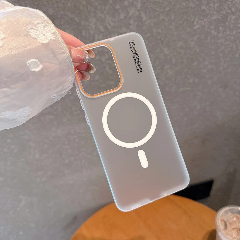 Para Magsafe mate Pc funda translúcida para Oppo Find X9 Pro carga inalámbrica magnética parachoques a prueba de golpes para OPPO Find X 9 X9pro - imagen 3