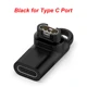 Black Type C Port
