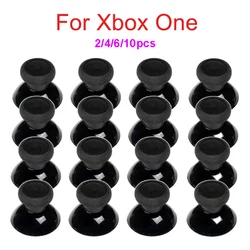 Juego Tapas Empuñadura Pulgar Xbox One Silicona Negra Antideslizantes